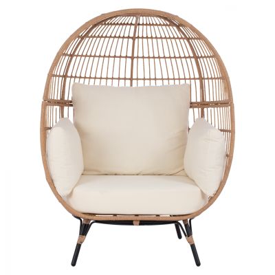 КРЕСЛО NEST ALLEGRA HM5764 С ПЛИТКА В БЕЖОВ НЮАНС 110x85x148 см.