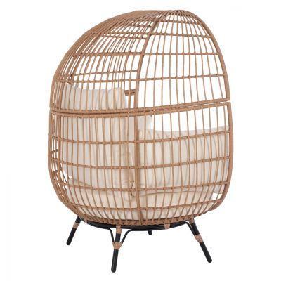 КРЕСЛО NEST ALLEGRA HM5764 С ПЛИТКА В БЕЖОВ НЮАНС 110x85x148 см.