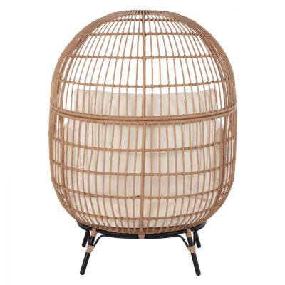 КРЕСЛО NEST ALLEGRA HM5764 С ПЛИТКА В БЕЖОВ НЮАНС 110x85x148 см.
