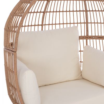 КРЕСЛО NEST ALLEGRA HM5764 С ПЛИТКА В БЕЖОВ НЮАНС 110x85x148 см.