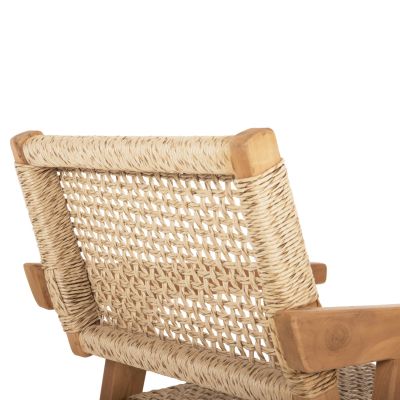 ТРАПЕЗНО КРЕСЛО BJORN HM9403.11 ТИКОВО ДЪРВО МАСИВ-ВЪЖЕ 54,5x61x85Hcm.