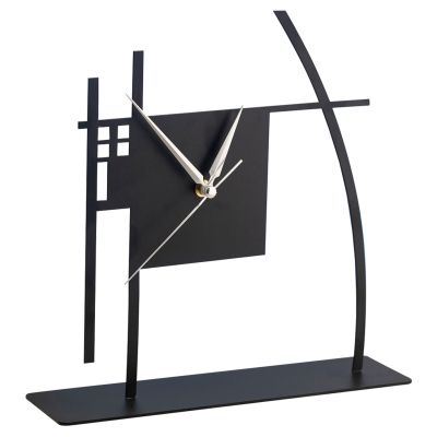 METAL TABLE CLOCK HM7467 26x27 cm.
