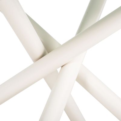 ТРАПЕЗНА МАСА PRENTIS HM9770.01 КЕРАМИЧЕН 12мм ПЛОТ В БЯЛ МРАМОР-БЕЛИ МЕТАЛНИ КРАКА 180x90x76Hcm.