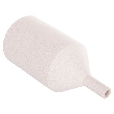 CERAMIC TABLE DECOR GALAD HM4608.01 OFF WHITE WITH CRYSTALLIZATION Φ13,5x30,5Hcm.