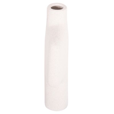 CERAMIC TABLE DECOR SERIES ARKEN HM4622.01 OFF WHITE WITH CRYSTALLISATION 22.5x7.5x34Hcm.