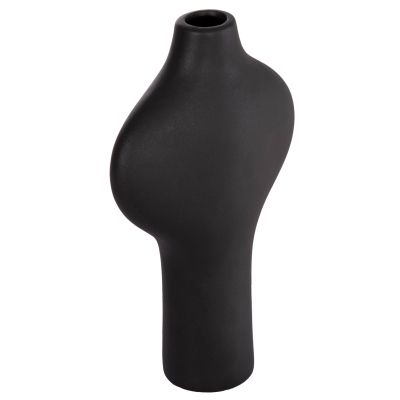 CERAMIC TABLE DECOR SERIES ARKEN HM4621.02 MATTE BLACK 18x8x32Hcm.