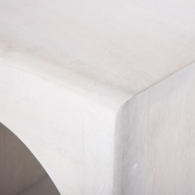 TALLBOY HANDYR HM9706 МАНГОВО ДЪРВО МАСИВ В БЯЛ ЦВЯТ 60x35x120Hcm.