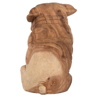 ПОДОВА ДЕКОРАЦИЯ HM7924 ДОЗЕР БУЛДОГ СУАР ДЪРВО В ЕСТЕСТВЕН ЦВЯТ 26x27x40Hcm.