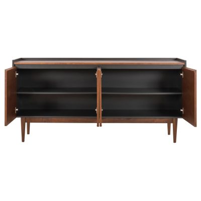 БЮФЕТ BEEN HM9740 MDF В ОРЕХ И ТЪМНО СИВ ФУРНИР 170x43x83Hcm.