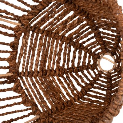 CEILING PENDANT LAMP HM7859 DRIED BANANA TREE FIBERS IN BROWN COLOR Φ61x61-156Hcm.