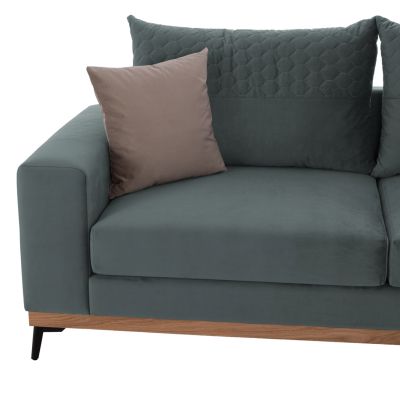 MESINA corner sofa, mint, high leg, 2pcs, right corner