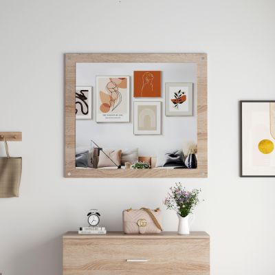 СТЕННО ОГЛЕДАЛО HM4360 МЕЛАМИН В СОНАМА 80x70x1.8(дълб.)см.