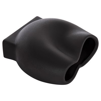 CERAMIC TABLE DECOR GLAZE HM4610.02 MATTE BLACK 26x14x25Hcm