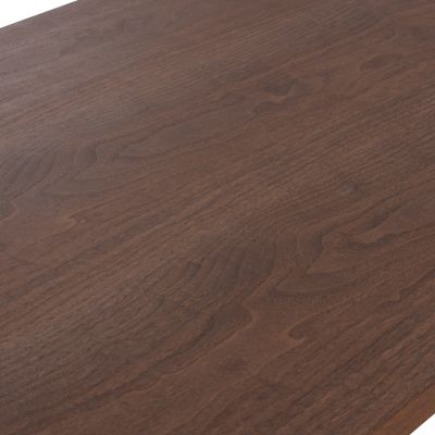 DINING TABLE ARTI HM9305.02 MDF TOP WALNUT VENEER METAL LEGS 180X90X75H