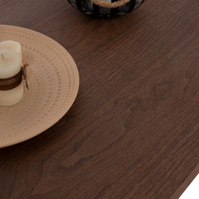 DINING TABLE ARTI HM9305.02 MDF TOP WALNUT VENEER METAL LEGS 180X90X75H