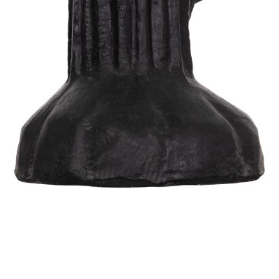 DECORATIVE FLOOR STANDING CACTUS HM4386.01L PLASTER IN BLACK 63x37x150Hcm.