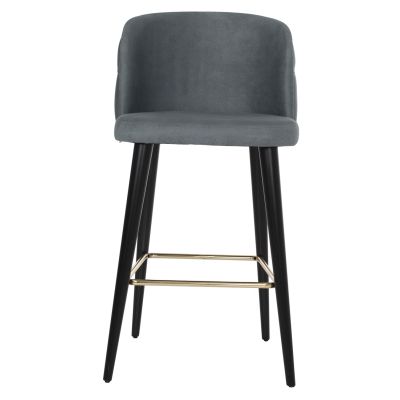 БАР СТОЛ MARCELLO PROFESSIONAL HM9280.20 ТИП НАБУК СИВО ДЪРВО 50x58x100Hсм.