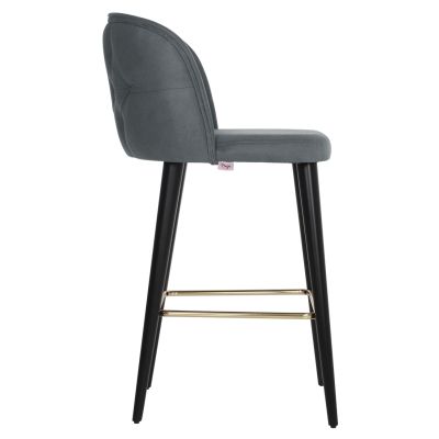 БАР СТОЛ MARCELLO PROFESSIONAL HM9280.20 ТИП НАБУК СИВО ДЪРВО 50x58x100Hсм.