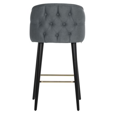 БАР СТОЛ MARCELLO PROFESSIONAL HM9280.20 ТИП НАБУК СИВО ДЪРВО 50x58x100Hсм.