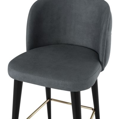 БАР СТОЛ MARCELLO PROFESSIONAL HM9280.20 ТИП НАБУК СИВО ДЪРВО 50x58x100Hсм.