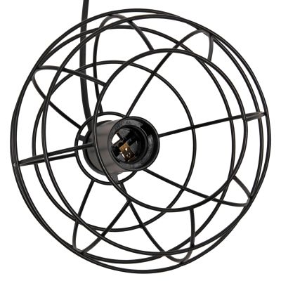 CEILING PENDANT LAMP HM4038 3 METAL SPHERES Φ23x122Hcm.