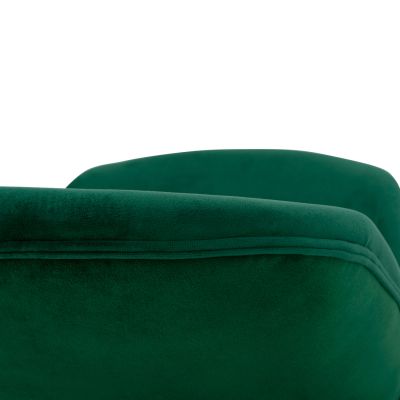 Бар стол Средна височина Nora HM8524.03 Velvet Cyppress Green & Gold метална рамка 52x61,5x103 cm.