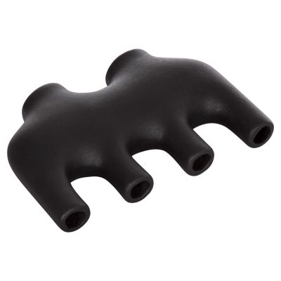 CERAMIC TABLE DECOR MANI HM4641.02 MATTE BLACK 21x6x13Hcm.