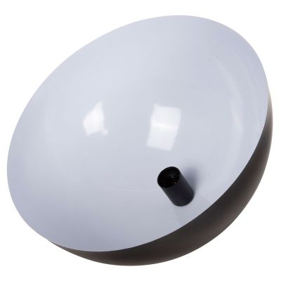 CEILING PENDANT LAMP HM4078 BLACK METAL ROUND CAP Φ40x125Hcm.