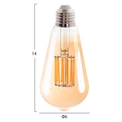 КРУШКА HM4189.02 LED НАЖКА 12W E27 3000K ЗЛАТО