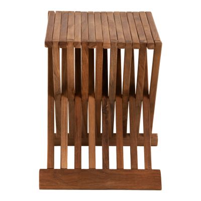 SIDE TABLE HM7896 FOLDABLE MADE OF TEAK WOOD IN NATURAL COLOR 40x33x45Hcm.