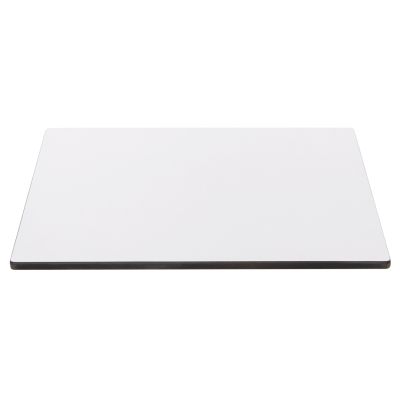 SQUARE HPL TABLETOP HM6362.02 COMPACT WHITE 50Χ50Χ1.5cm.