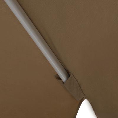 ALUMINUM UMBRELLA Φ3Μ HM6003.02 MOKA WITH ELEVATOR