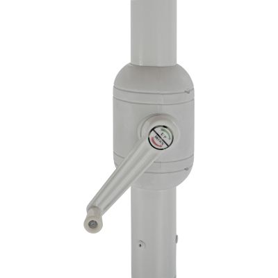 ALUMINUM UMBRELLA Φ3Μ HM6003.02 MOKA WITH ELEVATOR