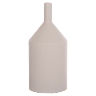 CERAMIC TABLE DECOR GALAD HM4608.03 GREY MATTE Φ13,5x30,5Hcm.