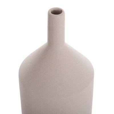 CERAMIC TABLE DECOR GALAD HM4608.03 GREY MATTE Φ13,5x30,5Hcm.