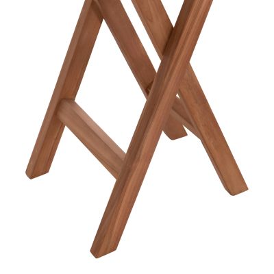 FOLDABLE ROUND TABLE ERIS HM18119 TEAK WOOD--NATURAL COLOR Φ60x75Hcm.