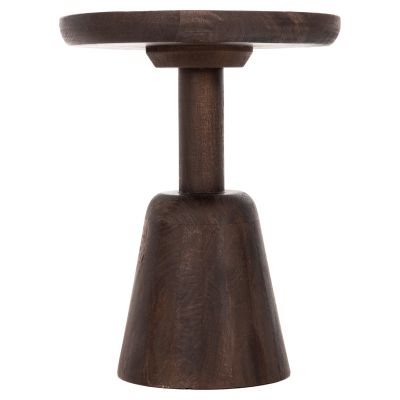 ХОЛНА МАСА КРЪГЛА CRABB HM9701 МАНГОВО ДЪРВО МАСИВ Φ40x49.5Hcm.