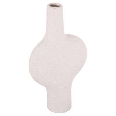 CERAMIC TABLE DECOR SERIES ARKEN HM4620.01 OFF WHITE WITH CRYSTALLISATION 19x7,5x33,5Hcm.