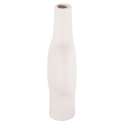 CERAMIC TABLE DECOR SERIES ARKEN HM4620.01 OFF WHITE WITH CRYSTALLISATION 19x7,5x33,5Hcm.