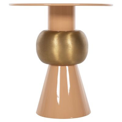 ПАРАМЕТИЧНА МАСА PATNA HM4235.08 МЕТАЛ В ТОПЛО РОЗОВО(СЪМОГА)-ЗЛАТИСТ Φ40,5x43Hcm.