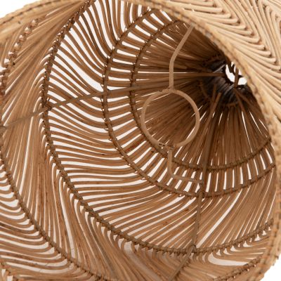 CEILING PENDANT LAMP THEON ΗΜ7888 NATURAL RATTAN IN NATURAL COLOR Φ22x148Hcm.