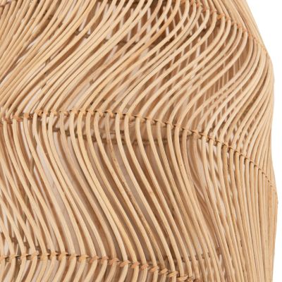 CEILING PENDANT LAMP THEON ΗΜ7888 NATURAL RATTAN IN NATURAL COLOR Φ22x148Hcm.