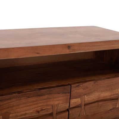 Чекмедже Fansi 3 Чекмедже HM8474.11 от масивно акациево дърво 80Χ35Χ85