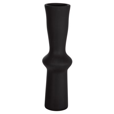 CERAMIC TABLE DECOR SCEPTER HM4637.02 MATTE BLACK Φ14x50Hcm.