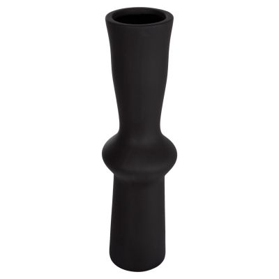 CERAMIC TABLE DECOR SCEPTER HM4637.02 MATTE BLACK Φ14x50Hcm.