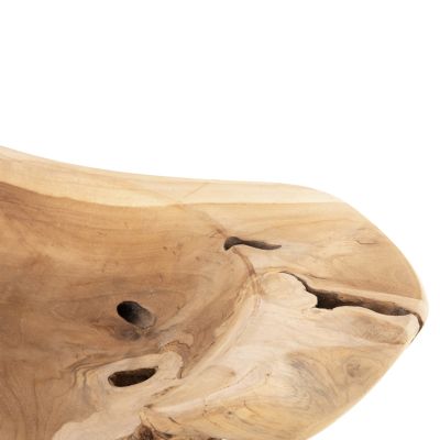 TABLE DECOR BOWL YOKI ΗΜ9795 TEAK WOOD Φ58x12Hcm.