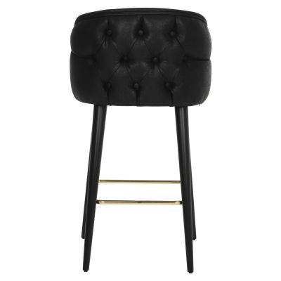 БАР СТОЛ MARCELLO PROFESSIONAL HM9280.14 ТИП НАБУК ДЪРВО ЧЕРЕН 50x58x100Hcm.