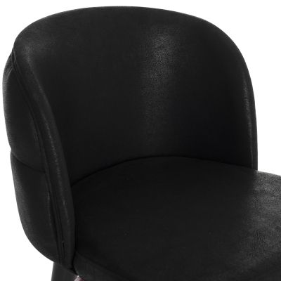 БАР СТОЛ MARCELLO PROFESSIONAL HM9280.14 ТИП НАБУК ДЪРВО ЧЕРЕН 50x58x100Hcm.