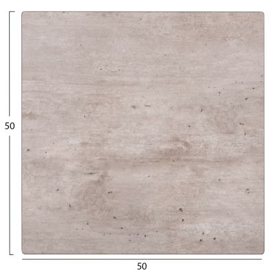 SQUARE HPL TABLETOP HM6362.12 COMPACT CΕΜΕΝΤ 50Χ50Χ1.5cm.