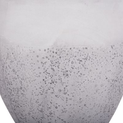 GARDEN PLANTERS SET 3PCS SERIES GARDENER HM4718 FIBERCLAY IN WHITE Φ55x54Hcm.